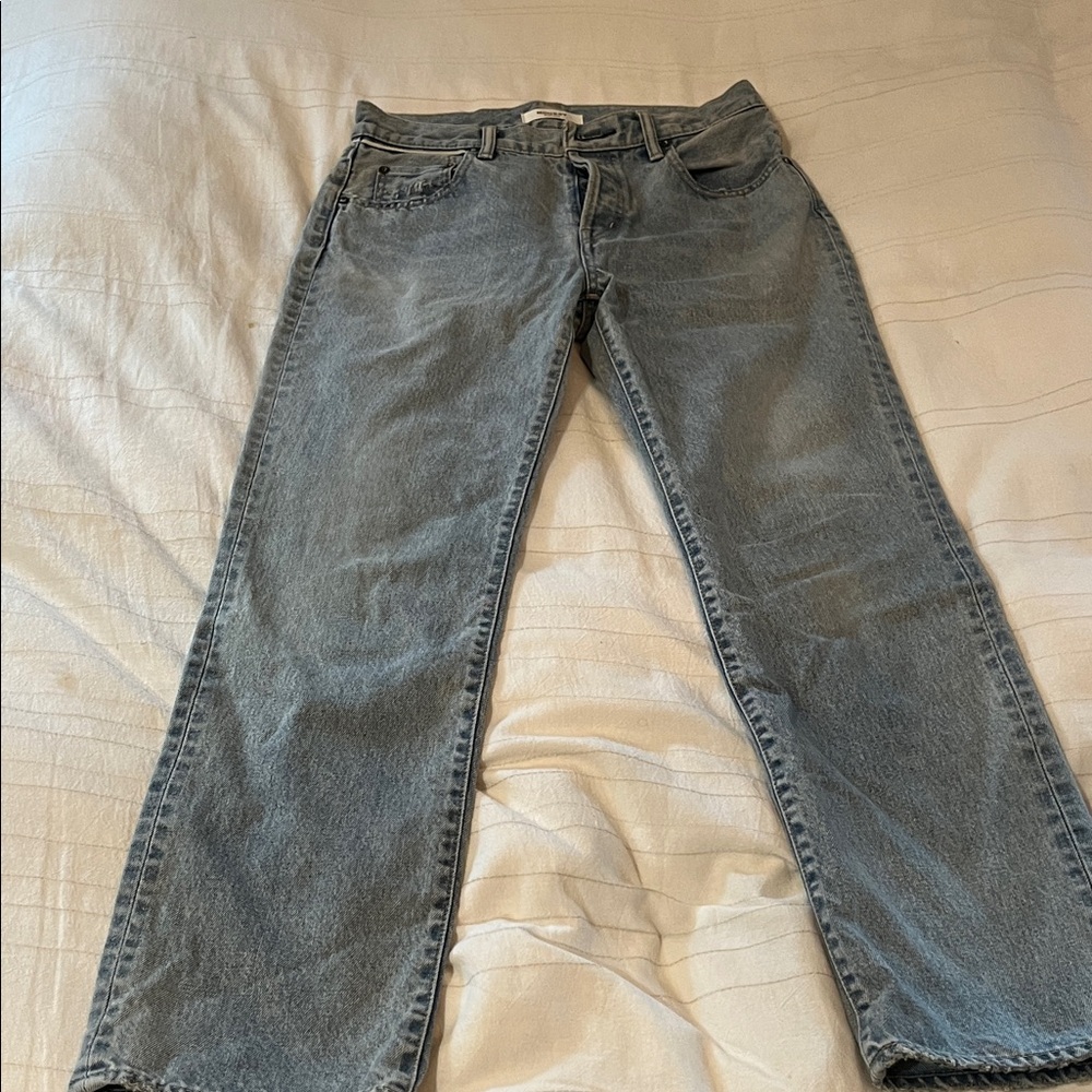 Moussy Women’s  Straight faded Denim Jeans, size 26, 28” inseam